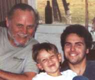 Keith, Caleb and Adam - Thanksgiving 2001